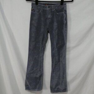 PARASUCO ergonomic jeans size 26 Light Blue Crushed Velvet Pants Dry Clean Only